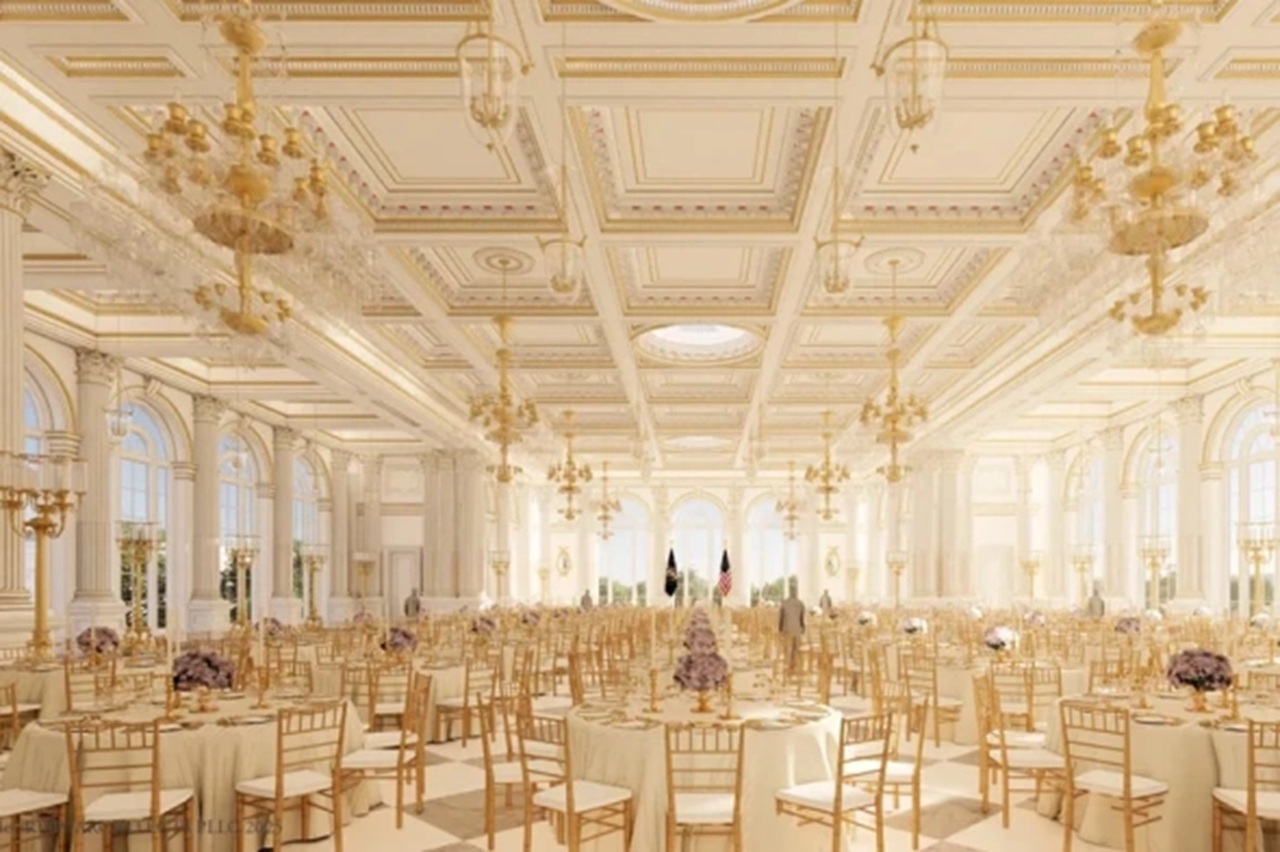 в белом доме стартовало строительство нового бального зала 