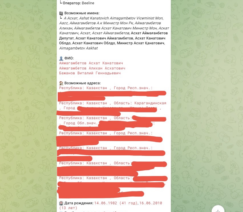 госорганы не уберегли: персональные данные жителей казахстана оказались в открытом доступе