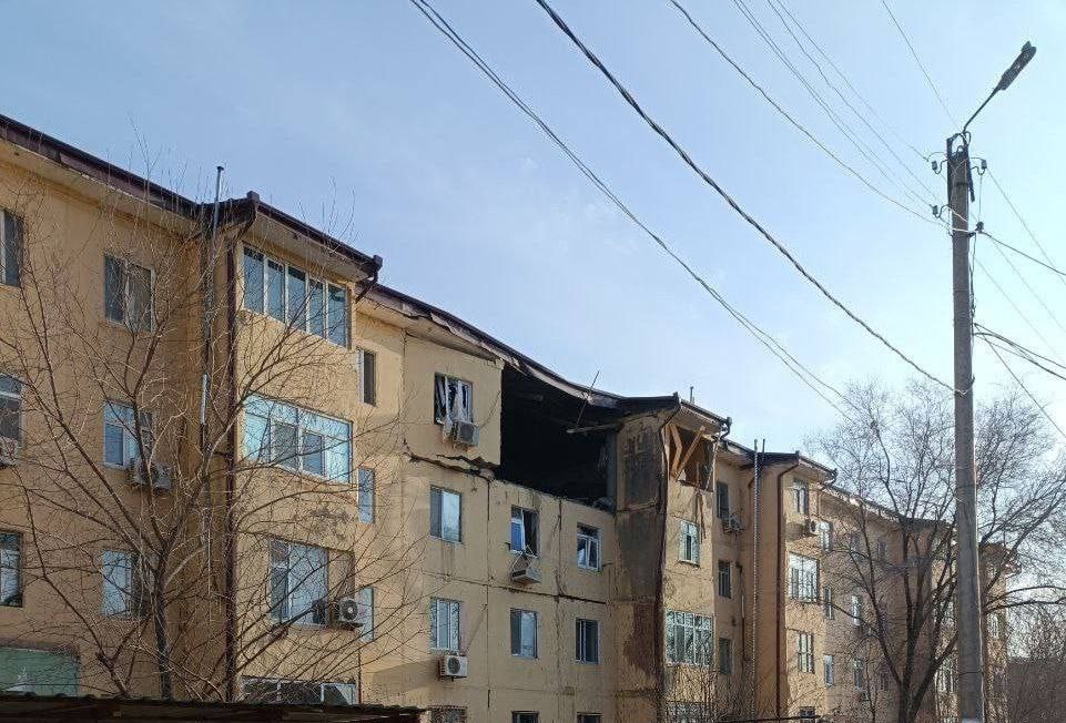 в узбекистане из-за взрыва газа в жилом доме пострадали два человека