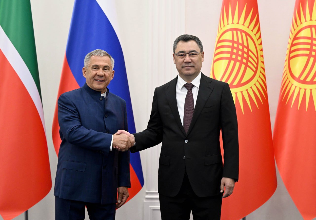 садыр жапаров поговорил с главой татарстана о снежных барсах