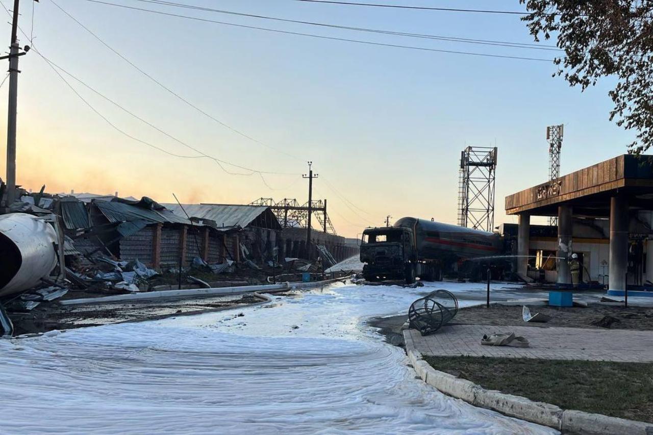 Взрыв на газовой автозаправке в Казахстане: 14 пострадавших, двое погибли