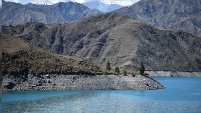 уровень воды в реках кыргызстана заметно снизился