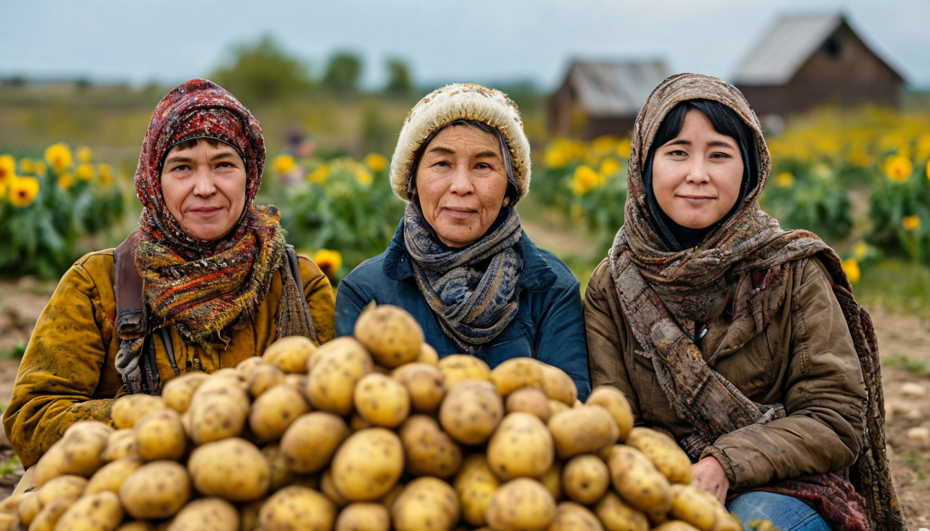 казахстанцы выражают недовольство высокими ценами на молодой картофель