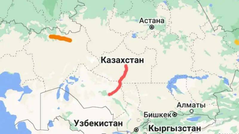 в казахстане на трех республиканских автотрассах продолжают действовать ограничения (список)