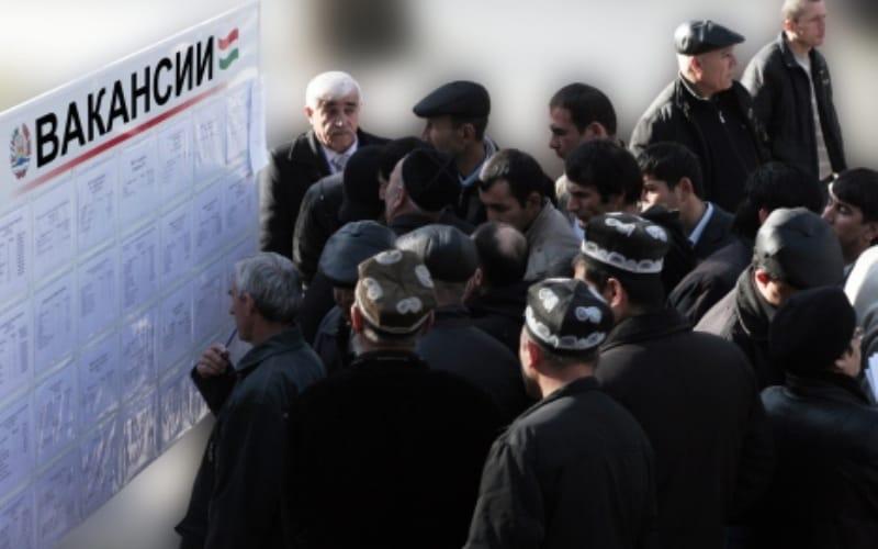 Количество безработных в Таджикистане сократилось почти на 10% 