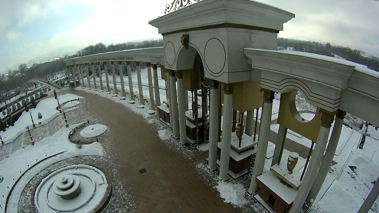 в президентском парке в астане злоумышленник установил капкан (видео)