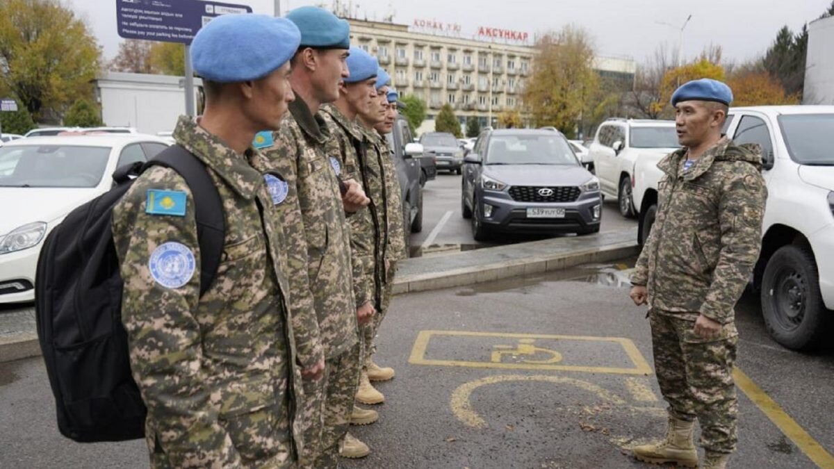 казахстанские миротворцы отправились в ливан