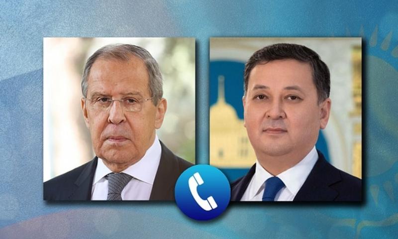 главы дипломатических ведомств сергей лавров и мурат нуртлеу провели телефонные переговоры о сотрудничестве в еаэс