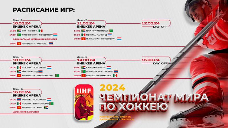 церемония открытия чемпионата мира по хоккею прошла в кыргызстане