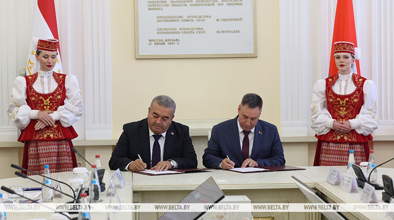 беларусь и таджикистан подписали дорожную карту и новые контракты на $26 млн