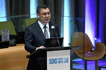 Садыр Жапаров: «Чтобы снизить уровень бедности в Кыргызстане, необходимо укрепить систему социальной защиты, «основанную на справедливости и инклюзивности»»