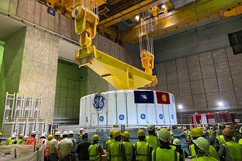 мощность крупнейшей гэс кыргызстана увеличат на 4,5% после реконструкции гидроагрегата