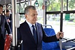 президент узбекистана проехал в общественном транспорте в ташкенте (видео)