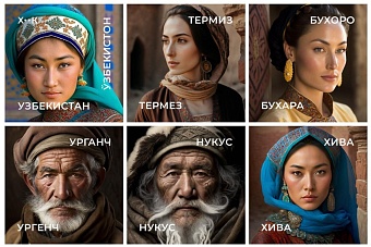 нейросеть создала города узбекистана в образах людей