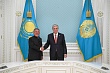президент татарстана рустам минниханов встретился с  касым-жомартом токаевым
