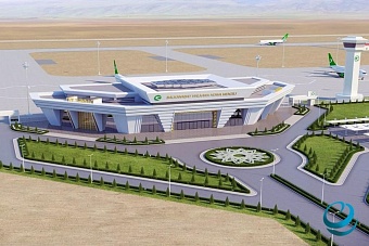 Новый аэропорт достраивают на западе Туркменистана: он сможет обслуживать до 100 пассажиров в час