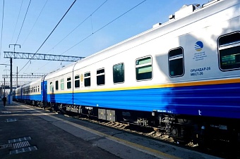 новые вагоны на маршруте алматы - новосибирск: начал курсировать состав повышенной комфортности