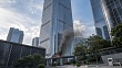 в столице кнр легкомоторный самолет столкнулся с небоскрёбом citic tower