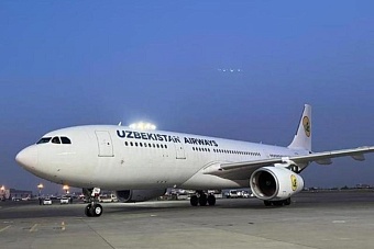 узбекистанская авиакомпания uzbekistan airways получила свой первый airbus a330