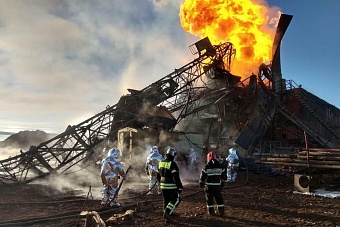  в казахстане спустя полгода погасили горящую скважину на месторождении  в мангистауской области