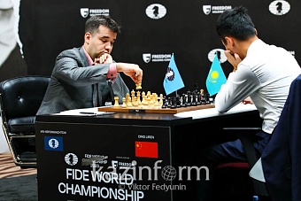 в астане завершилась стартовая партия чемпионата мира по шахматам