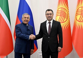 садыр жапаров поговорил с главой татарстана о снежных барсах