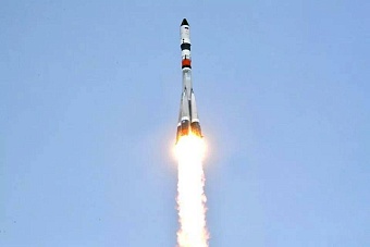 с космодрома байконур стартовала ракета «союз-2.1а» с грузовым кораблем «прогресс мс-23»