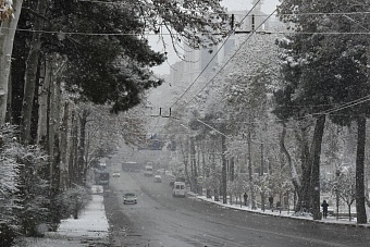 в алматы из-за снегопада были задержаны рейсы