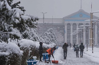 погода, в странах центральной азии, 11 декабря 2023 года: в алма-ате -3, в бишкеке -5