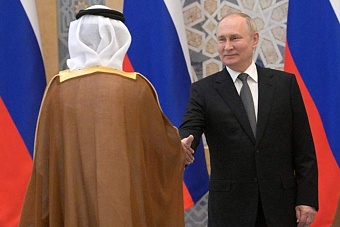 уважаемого гостя приняли с восточным размахом: путин провел переговоры с руководством оаэ