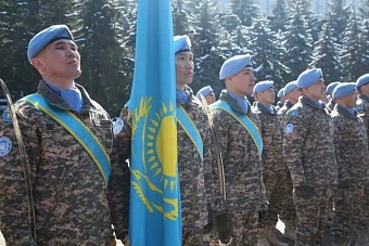 на голанские высоты отправились 139 миротворцев из казахстана