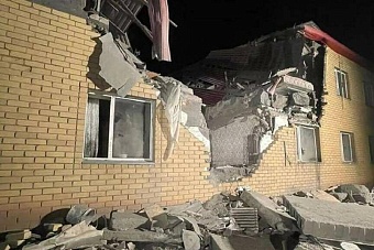 в казахстане из-за взрыва газа обрушился дом, два человека погибли