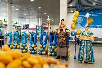 международный аэропорт астаны встретил 7,5-миллионного пассажира 