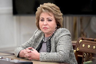 матвиенко: рассчитываем, что в ближайшее время президент узбекистана снова приедет в россию