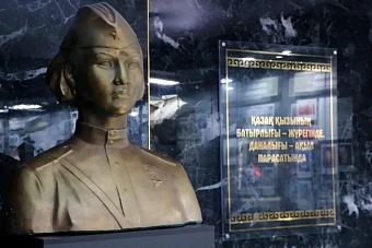 в музее легендарной снайперши из казахстана установили мультимедийные устройства