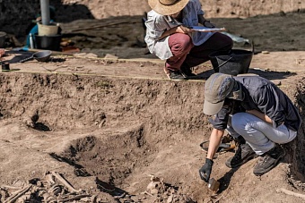 «Зуб даю»: череп верблюда возрастом 2,5 млн лет и керамика на обломках древнейшей крепости