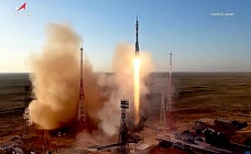 корабль «союз мс-29» с двумя россиянами и американцем стартовал с байконура к мкс