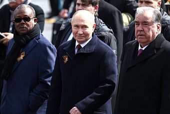 Лидеры стран Центральной Азии приняли участие в Параде Победы в Москве