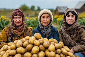 невиданный дефицит картофеля в казахстане покрывают дорогим импортом