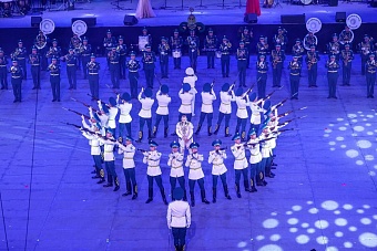 в астане гала-концерт фестиваля военных оркестров посетили более 7 тыс. зрителей