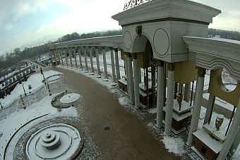 в президентском парке в астане злоумышленник установил капкан (видео)