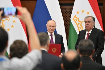 Переговоры Путина и Рахмона: осуждение санкций, сотрудничество в миграционной сфере, помощь Афганистану