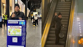 76-летний житель казахстана отправился в кругосветное путешествие пешком 