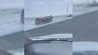 в казахстане сильный ветер опрокинул на бок пассажирский автобус на трассе