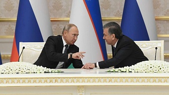 шавкат мирзиёев и владимир путин обсудили усиление стратегического партнерства узбекистана и россии