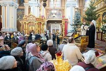 праздничные рождественские богослужения прошли в православных храмах центральной азии