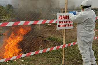 В Карагандинской области Казахстана умер зараженный сибирской язвой мужчина