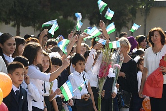Сегодня, 4 сентября, в школах Узбекистана прозвенел первый звонок