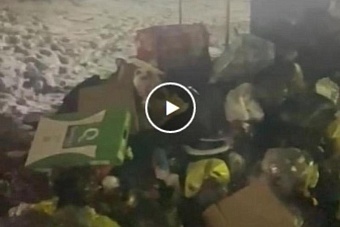 пользователи интернета: «токаев приехал, горы мусора убрали»