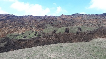 в киргизии сошел гигантский оползень 